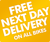 Free next day delivery on all bikes!